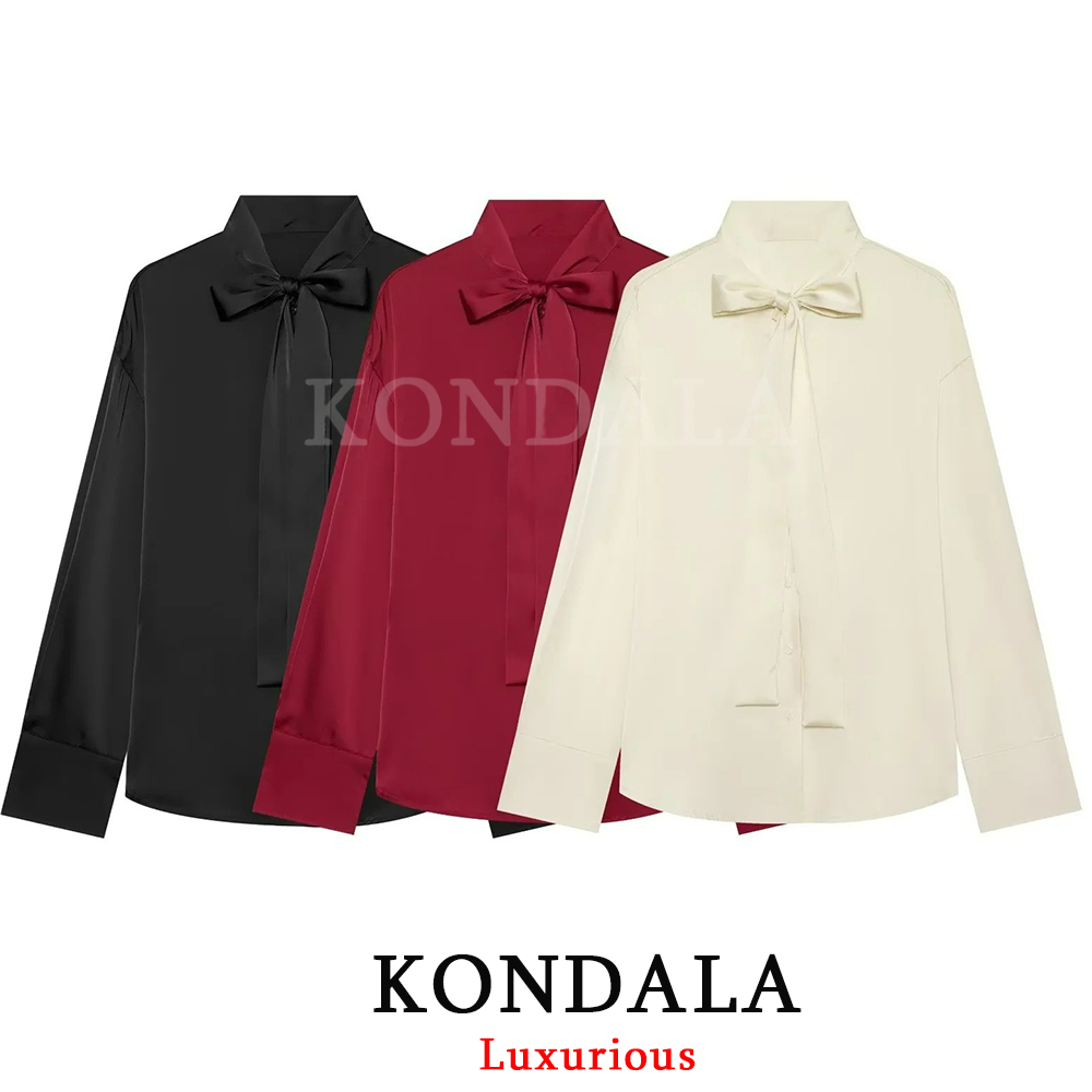 Fashion Street Night - Рубашки KONDALA: Модные женские повседневные рубашки