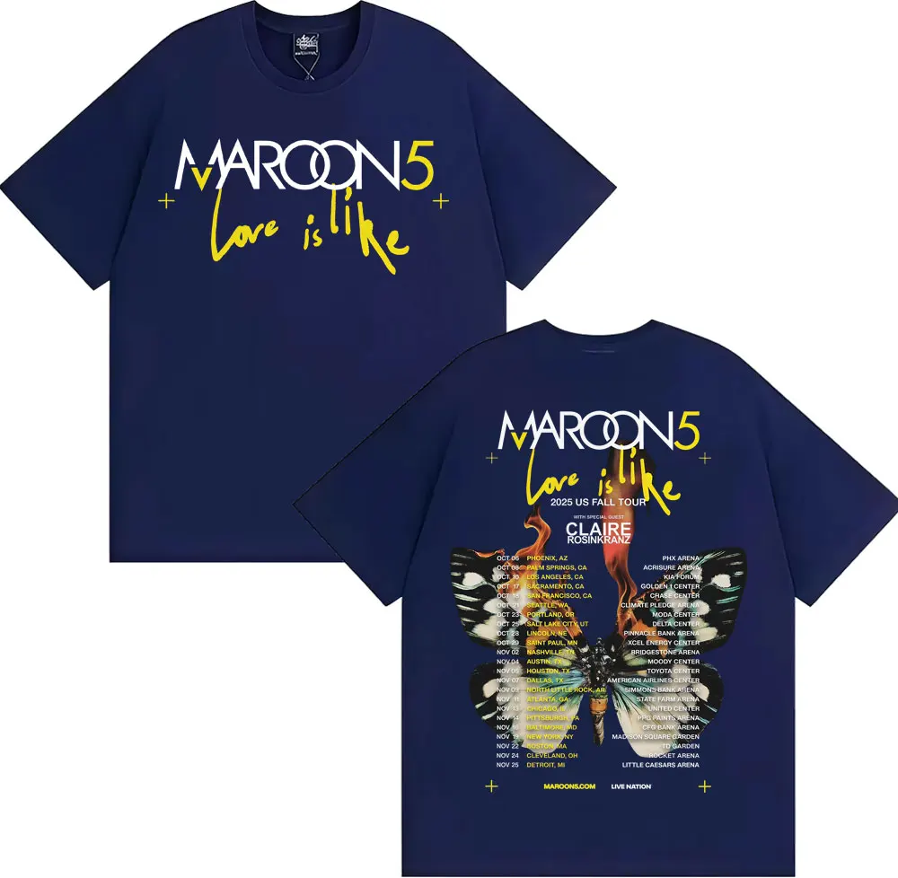 Футболка Band Maroon 5 Love Is – обзор и цена Street Fashion Men 2025